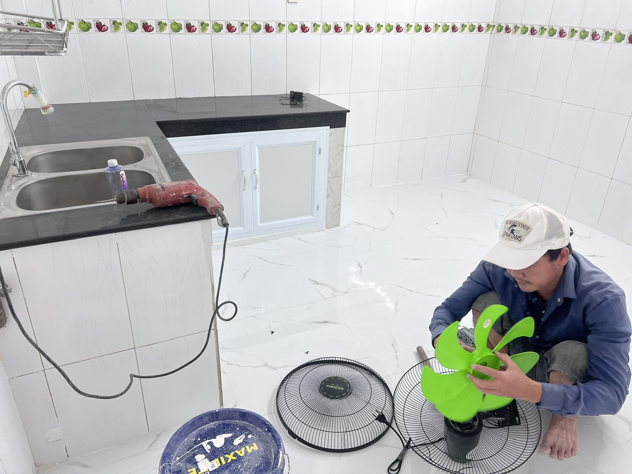 Cải tạo bếp nhà chung cư đẹp tại NHÀ ĐÔI